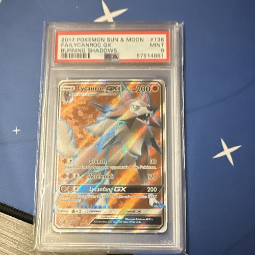 Lycanroc-GX graded PSA 9 for sale on eBay