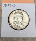 1954-S Franklin Half Dollar - High Grade - Lt Toning & Luster
