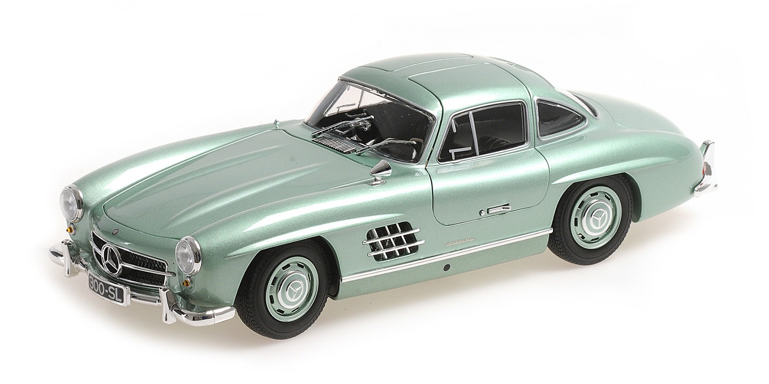 MINICHAMPS 110037221 MERCEDES-BENZ 300 SL (W198) - 1955 - LIGHT GREEN METALLIC