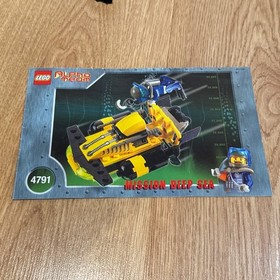 Lego 4791 - Alpha Team Sub-Surface Scooter - 2002 - 100% Complete! w/ Minifigs