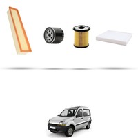 Hoffcar Wartungsset - 4 Filter Kompatibel Mit Renault Kangoo 1.9 DCI 59KW Ab