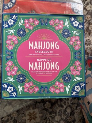 PROFESSOR PUZZLE Classic Mahjong Tablecloth Table Cloth Colorful Mahjong