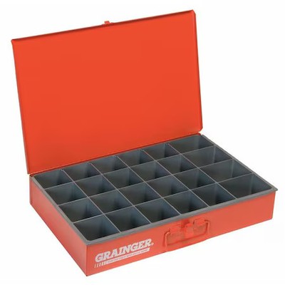 Durham Mfg 102-17-S1158 Steel, Compartment Drawer, 12 1/2 In D X 3 1/8 In H X