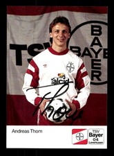 Andreas Thom Autogrammkarte Bayer Leverkusen ...