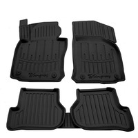 GummifußMatten FüR Seat Leon 2 1P 2005-2012 3D Schalen Set Automatten