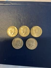 1968  40% Silver Kennedy Halve Dollars Lot of 5
