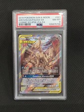 Arceus,Dialga,Palkia GX tag team Alleati Alternative Art 221/236 Ita Psa 8