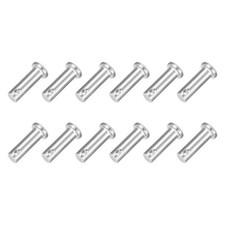 12Pcs 5/16" x 1" Single Hole Clevis Pins 304 Stainless Steel Flat Head Pins