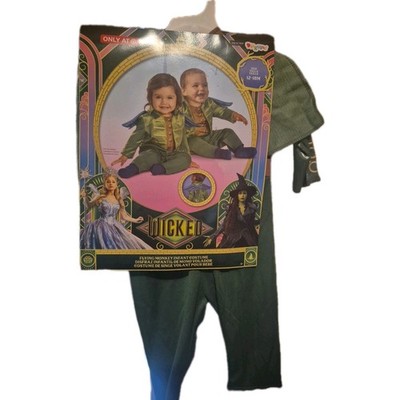 Wicked Flying Monkey Infant Costume, Size 12-18M With Detatchable Wings