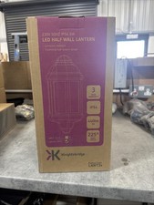 Knightsbridge LANT3W 8W LED HALF LANTERN - White - IP54