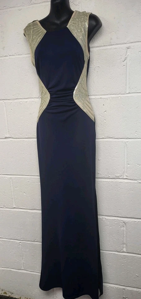 Nuevo con etiquetas - Vestido Michelle Keegan Lipsy London - Azul marino - Talla UK 8 Foto 2 de 4