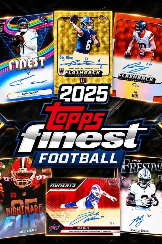 $1 STARTS 🔥 TOPPS Chrome Football, Finest & Signed Helmets! HUGE HITS!