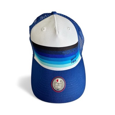 Champion The Cape Cod Hat Trucker One Size Blue Strapback Cap Blue Ombré 7.20.24