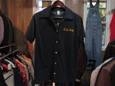 Rare Made in the USA Old Vintage Bowling Shirt Chain Stitch Embroidery