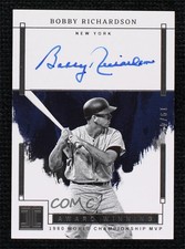 2024 Panini Impeccable Award Winning 19/49 Bobby Richardson #AWA-BR Auto 1e22