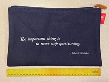 Viking Cruises Zippered Wool Travel Envelope/Pouch/Bag