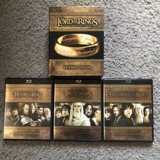 The Lord of the Rings Trilogy - Extended Edition Blu-ray DVD 15-Disc Box Set