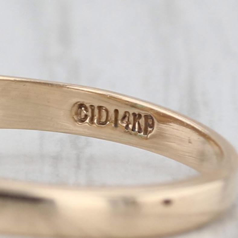 0.51ctw Emerald Cut Emerald Diamond Ring 14k Yell… - image 6