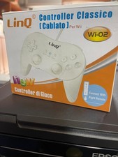 CONTROLLER COMPATUBILE CON CONSOLE NINTENDO   WII 8 TASTI LINQ WI-02 NERO