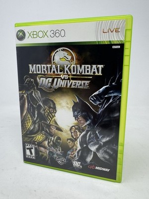 Mortal Kombat vs DC Universe Xbox 360 Midway Fighting Game Tested Working 