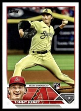 2023 Topps Tommy Henry Rookie Arizona Diamondbacks #336