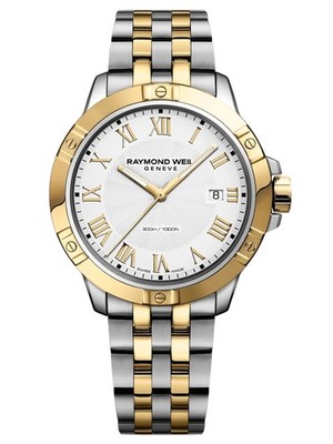 Raymond Weil 8160-STP-CARA3 Mens Tango Caribbean Exclusive 41mm Watch MSRP$1875