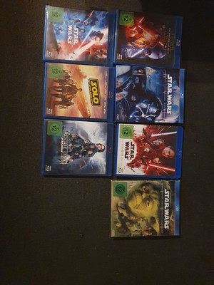 star wars Bluray 1-9  Und Solo Und Rogue One
