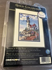 Dimensions Gold Collection Petite Beacon @ Rocky Point Counted Cross Stitch 6958