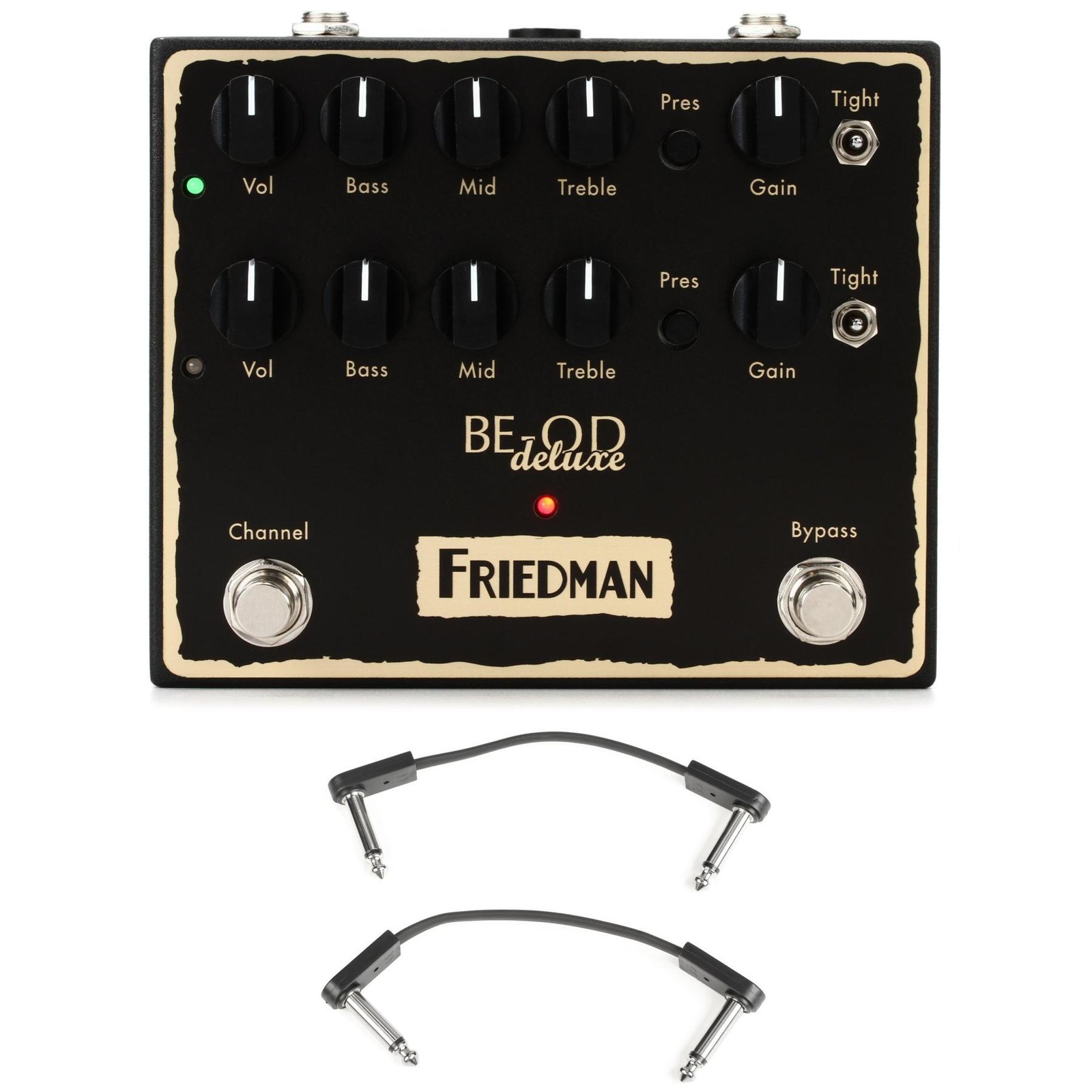 Двойная педаль овердрайва Friedman BE-OD Deluxe с соединительными кабелями EBS 37090₽