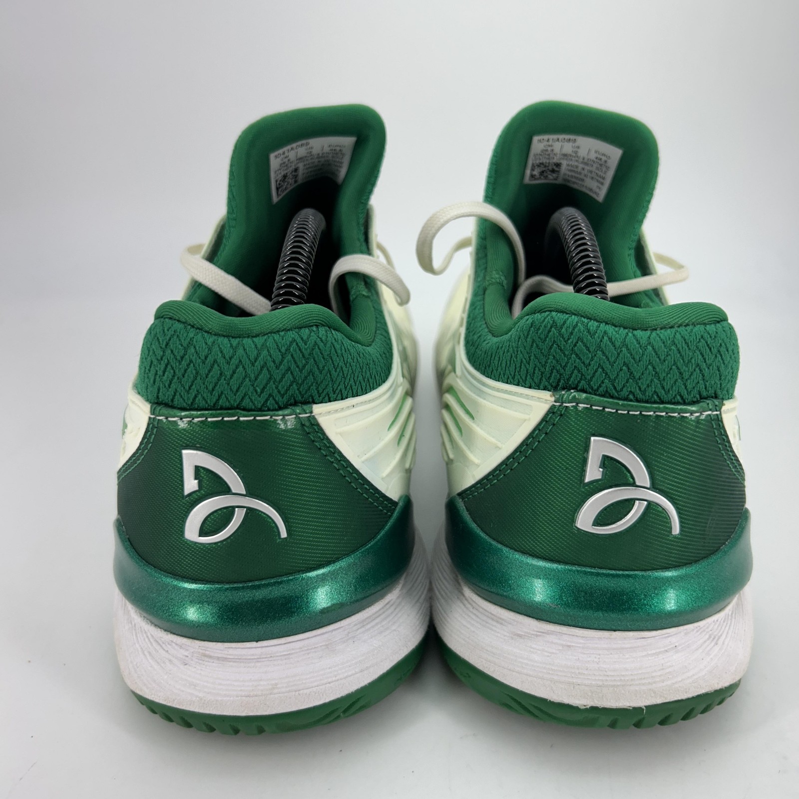 ASICS Court FF Novak Shoes Mens Size 12 Green White Tennis FlyteFoam 1041A089 thumbnail 5