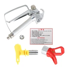 3600 PSI Airless Paint Spray Gun with 517 Tip & Tip Guard For Sprayers 2 Pcs