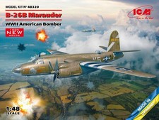 ICM 48320 1:48 Martin B-26B Marauder WWII American Bomber Aircraft Plastic Kit