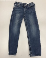 True Religion Boys Jeans Size 6 Adjustable Waist Section Straight