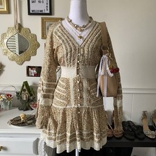 Vintage Veronica Beard Floral Lace Dress