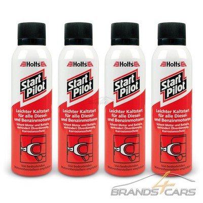 4x HOLTS START PILOT 200ml STARTHILFESPRAY STARTPILOT STARTERSPRAY ANLASSER 1742