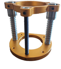 Aluminum Alloy Router Lift Base for Woodworking Router Table - Stainless Steel
