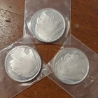 Three (3) 1 oz Silver Rounds - BuffaloHead/Bison - 2011