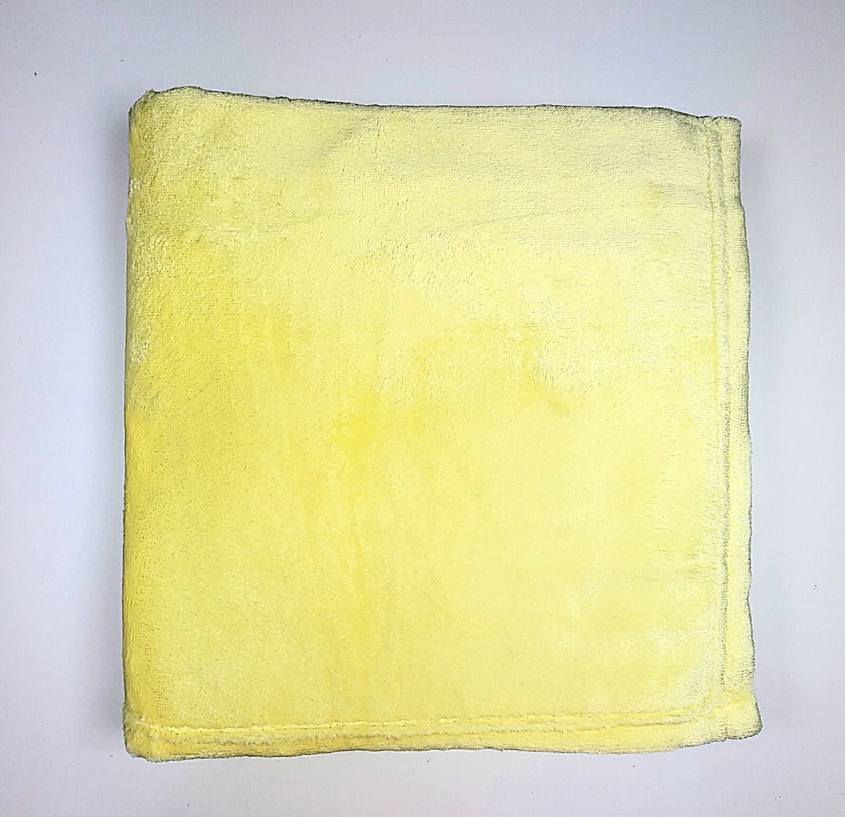 Yellow fleece sale baby blanket