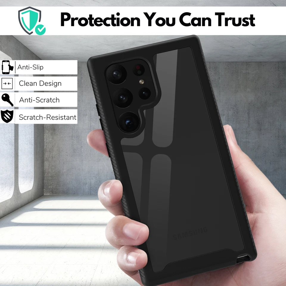 Funda CBUS Resistente con Protector de Pantalla Incorporado para Samsung Galaxy S23 Ultra Foto 4 de 4