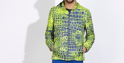 Dirk Bikkembergs CROC Print Jacket FREE SHIPPING RETAIL $ 700 **RARE** LIMITED