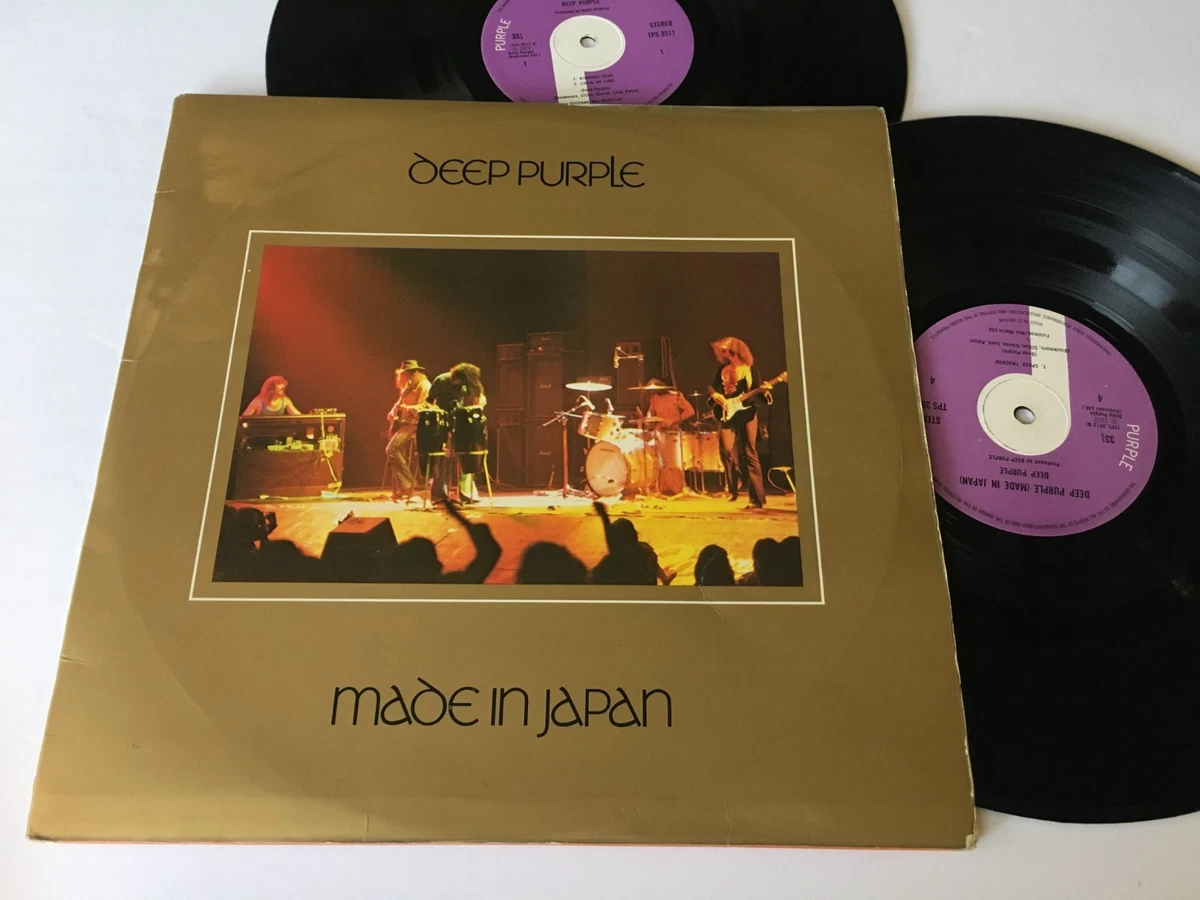 Deep Purple Made in Japan Import UK Rock Record 2 lp original