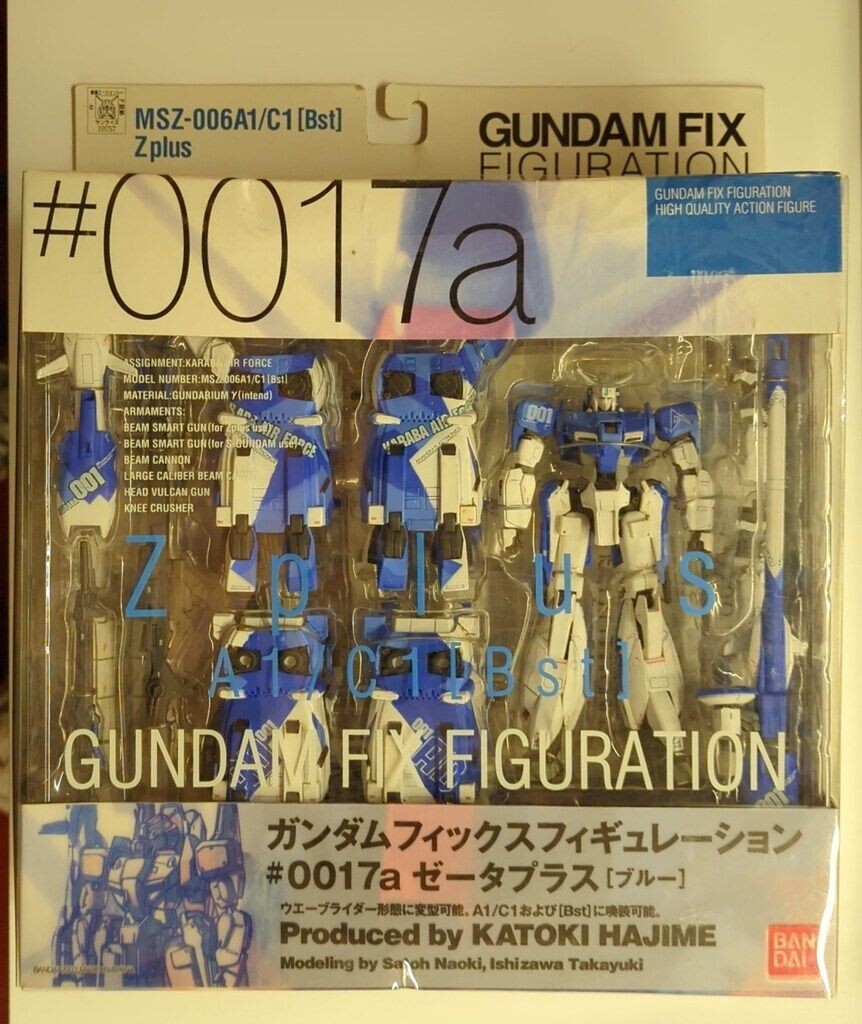 Gundam GUNDAM FIX FIGURATION 0017a Zeta Plus Blue GFF G.F.F.