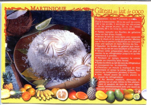 CP Martinique - Gâteau au lait de coco - Recette - Foto 1 di 2