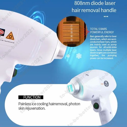 755nm/808nm/1064nm Diodenlaser Permanente Haarentfernung Hautverjüngungsmaschine - Bild 6 von 13