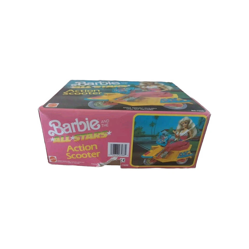 Barbie 1989 vintage *scooter de acción All Star*. MATTEL ARCO. ¡NUEVO STOCK ANTIGUO!! Foto 4 de 4