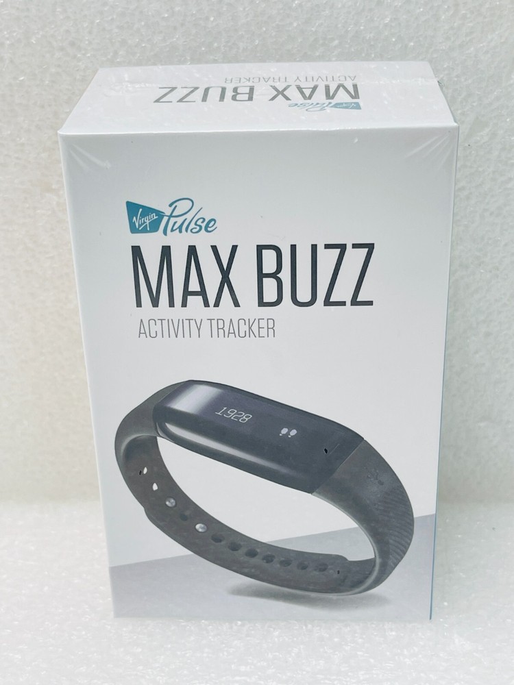 NEW - Virgin Pulse Max Buzz Activity Tracker - Black Sealed / FREE SHIPPING