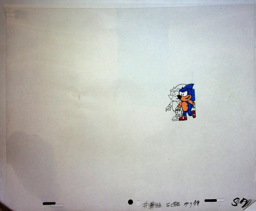 Avventure di Sonic il Riccio 1992 Produzione Animazione Cel DIC