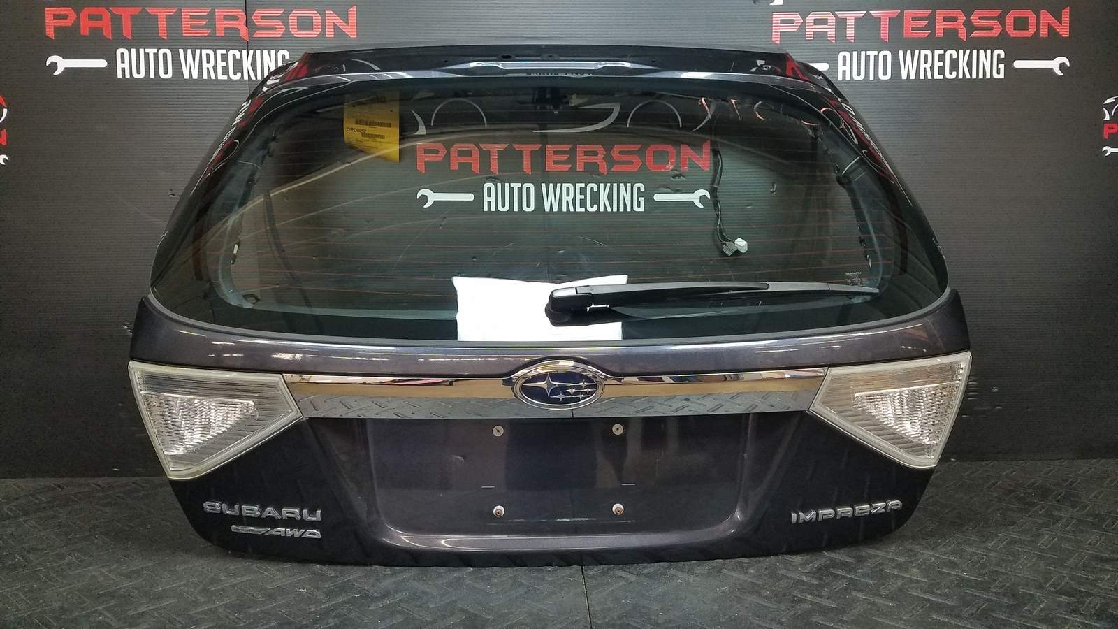 2010 SUBARU IMPREZA Rear Trunk Decklid Hatch Tailgate w/ Rounded Corner Spoiler