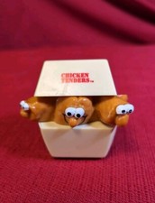 1989 Vintage Burger King Kids Meal Toy Rolling Racers Chicken Tenders Roller Toy