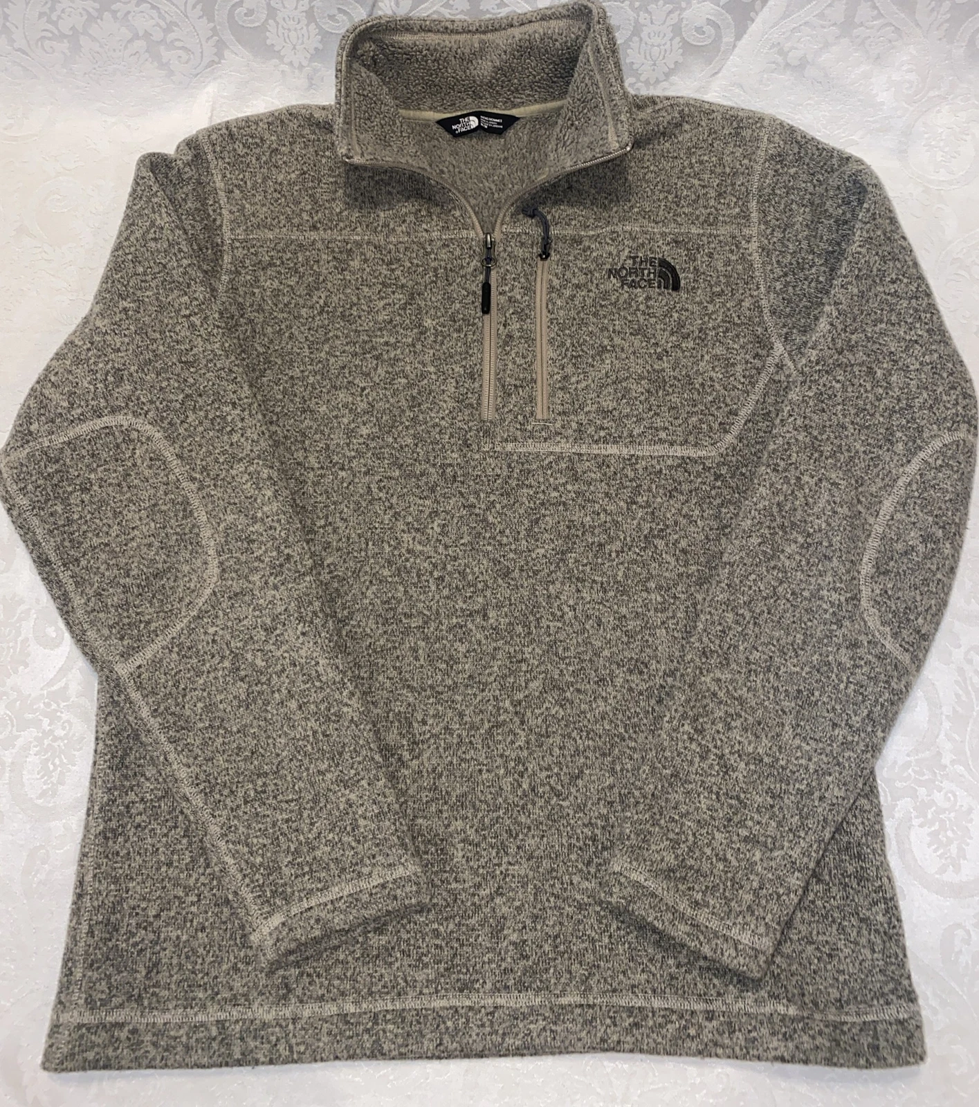 The North Face Fleece 1/4 Zip Pullover Sweater Jacket Mens Medium
